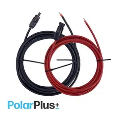 POLARPLUS Solcellekabel 2x5m - m/ MC4 Fortinnet