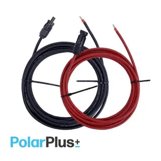 POLARPLUS Solcellekabel 2x5m - m/ MC4 Fortinnet