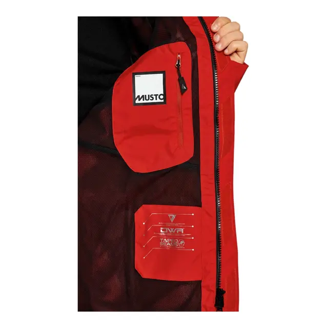 MUSTO BR1 Inshore Seiljakke True Red - Str. XL 