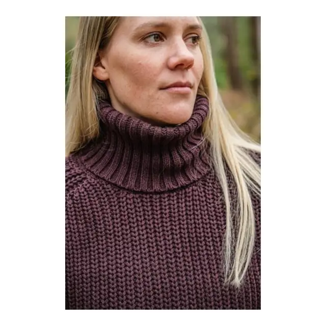 MUSTO W Marina Roll Neck Knit - 14 Fig - Str. L (14) 