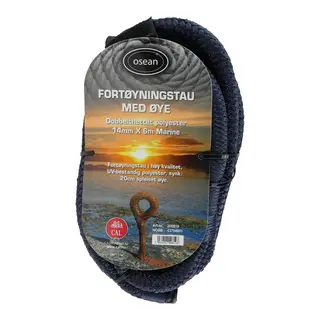 Tau fort&#248;yning flettet med &#248;ye 6m - Farge: Marinebl&#229;