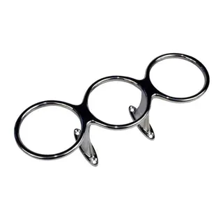 Glass/Flaskeholder 316, 3 stk toppmontert
