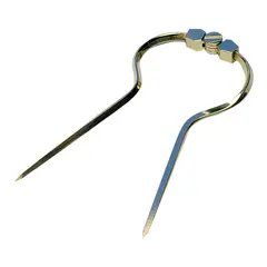 Passer, enh&#229;nds - Polert messing Lengde: 180 mm