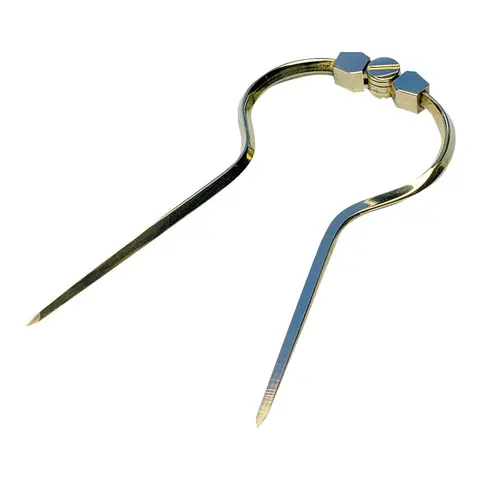 Passer, enh&#229;nds - Polert messing Lengde: 180 mm