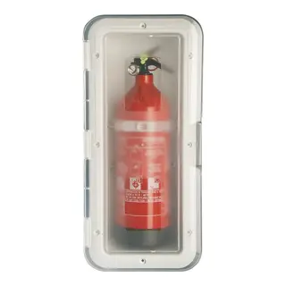 Holder for 2 kg brannslukker gj.siktig lokk