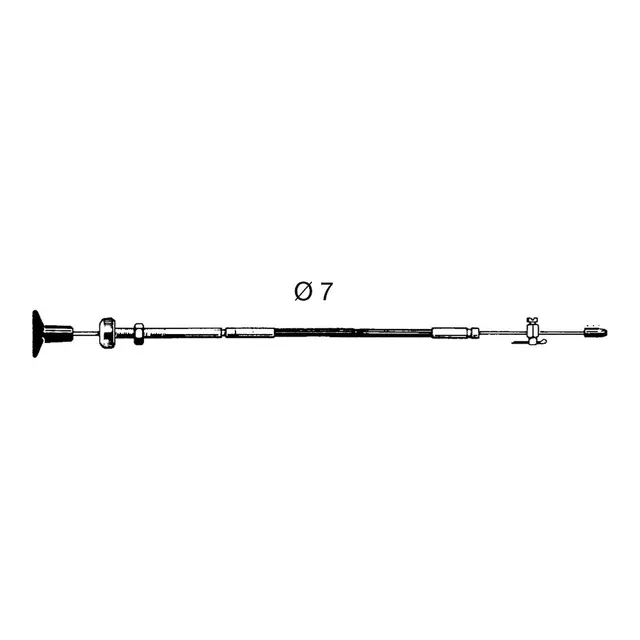 ULTRAFLEX Stoppkabel B-14, 15' 459cm 
