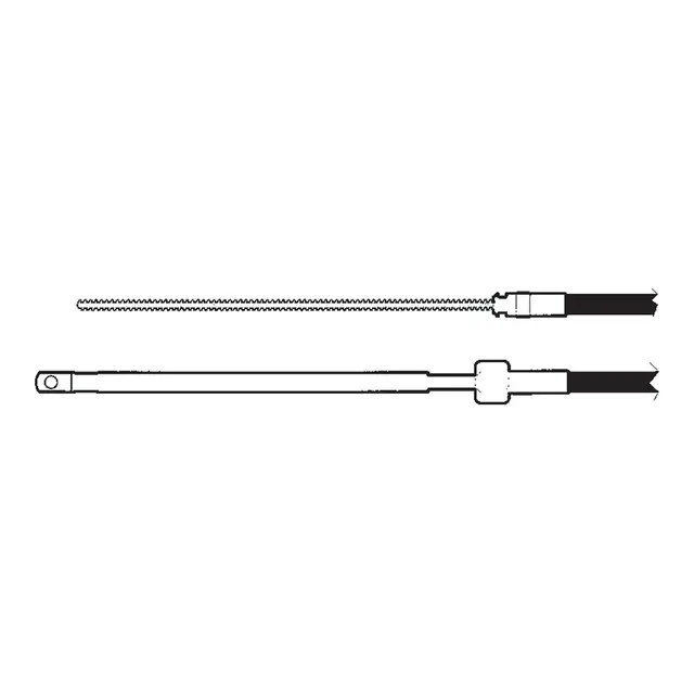 Styrekabel M66, 11 fot 336cm - motorer 50hk+ 