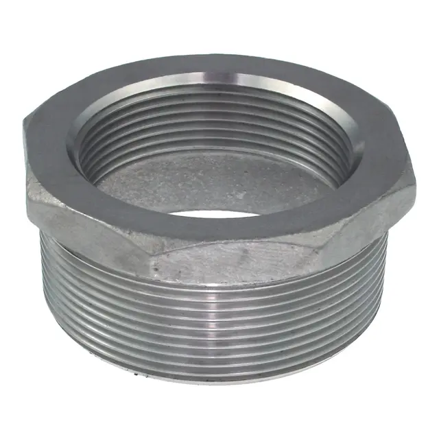 Reduksjonsnippel 316, 1/2" x 3/8" Syrefast Stål 316 