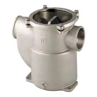 GUIDI Sj&#248;vannsfilter 211 l/min - 1 1/2&quot; Messing - u/slangekobling - bunnfeste