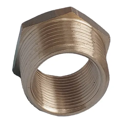Reduksjonsnippel - utv. 1" innv. 3/4" Messing 