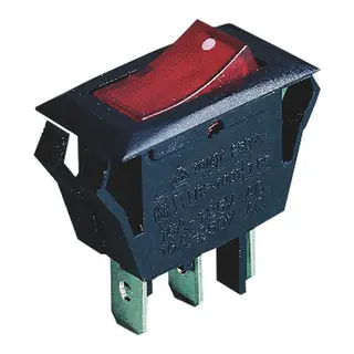 Vippebryter - 15A m/ lys