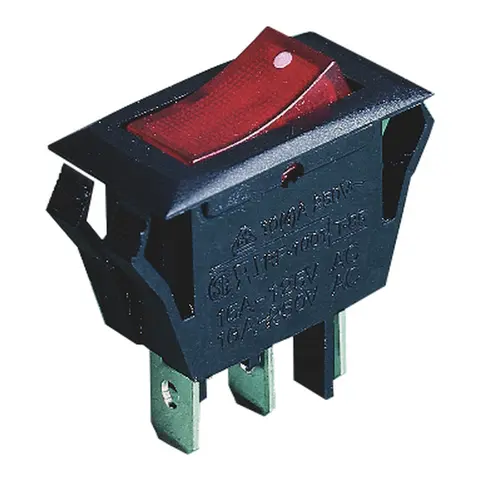 Vippebryter - 15A m/ lys 