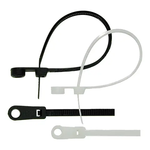 Strips med hull hvit, 100 x 3,5 mm 20 stk