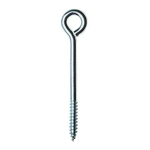Øyebolt 304 tregjenger 10M x 100mm Ø hode =20 mm 
