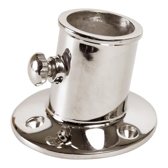 Flaggstangholder utenpåliggende for Ø25mm flaggfot 