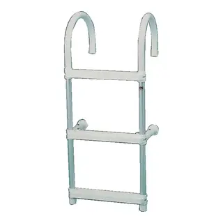 TREM Portabel Badestige, 2 - 5 trinn Aluminium, Trinn av plast