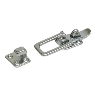 TMC Lukestrammer 82x28 mm - Rett Forkrommet messing - For hengel&#229;s