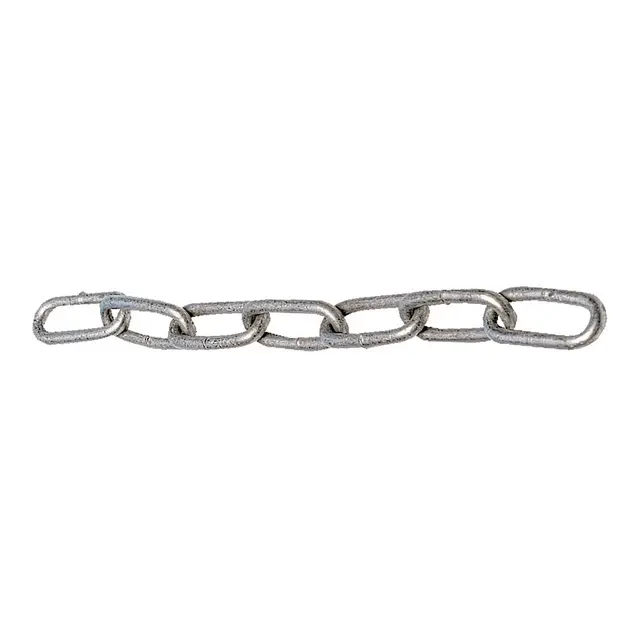 Galvanisert Kjetting, 10mm - 30m Kalibrert DIN 763 - Langlenket 