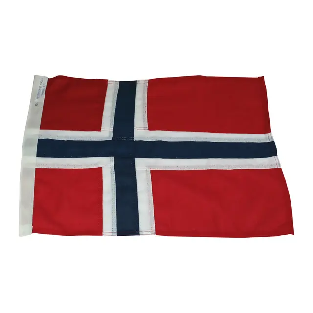Båtflagg 65 x 47 cm Høy kvalitet i myk polyester 