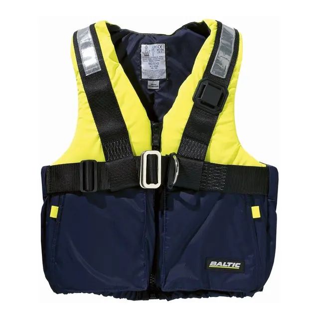 BALTIC Offshore m/harness, blå/gul XL 90+ kg 