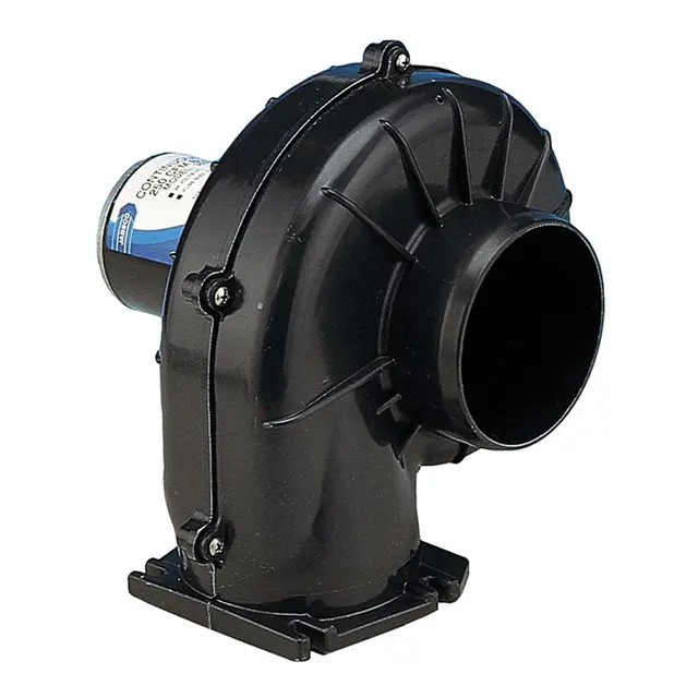JABSCO HD Flangemount Blower - 12V Ø4" / 100mm - motorromsvifte 