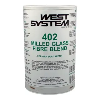 WEST SYSTEM Rep. og fyll stoff 402 for glassfiber - polyester - 150g