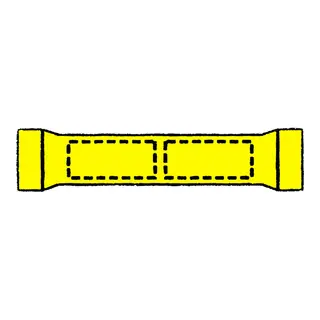 Skj&#248;tehylse gul - 5,5 mm2 10 stk