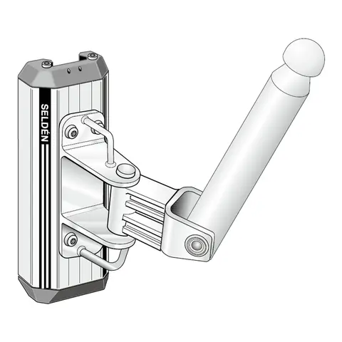 SELD&#200;N RCB spinnakervogn T-skinne 30mm m/bajonettkobling