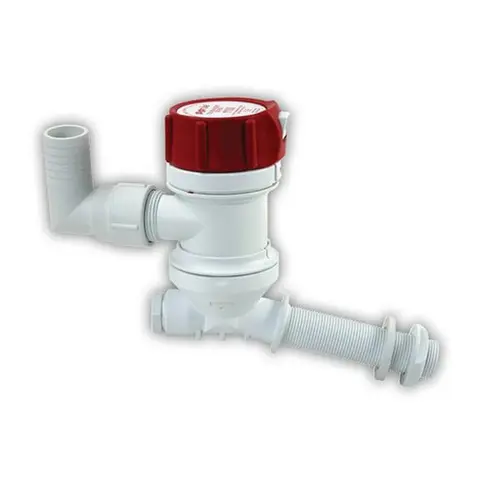 RULE Fiskekumspumpe C 1100 GPH m/ 1" vinklet plastrør 