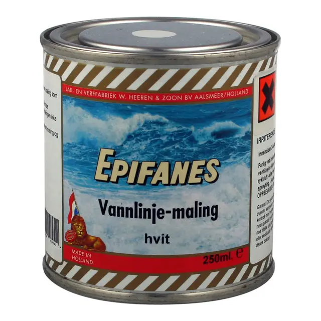 EPIFANES Vannlinjemaling, 250 ml Hvit 