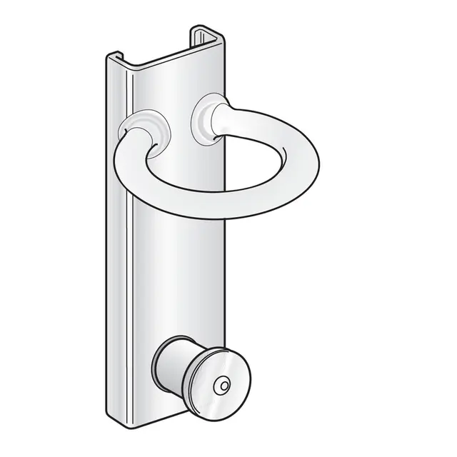SELDÈN Spinakerbomsleide T-skinne 25 mm 
