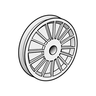 SELD&#200;N Blokkskive, &#216;90mm B: 13mm - Hull: &#216;12mm