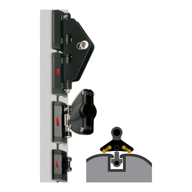 RONSTAN Ballslide 6 Batten vogn 