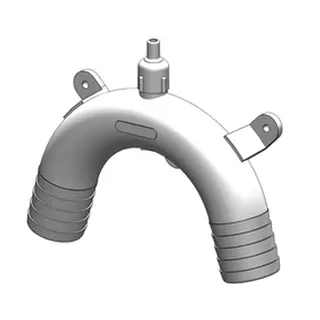TRUDESIGN Svanehals - Ø38 mm 90323 - Hvit - m/ventil 