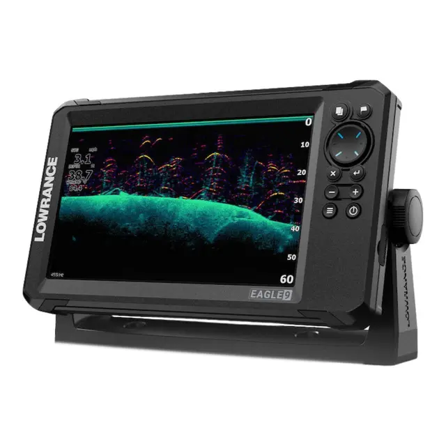 LOWRANCE Eagle 9" - kartplotter/Ekkolodd med 50/200 KHZ HDI hekksvinger 