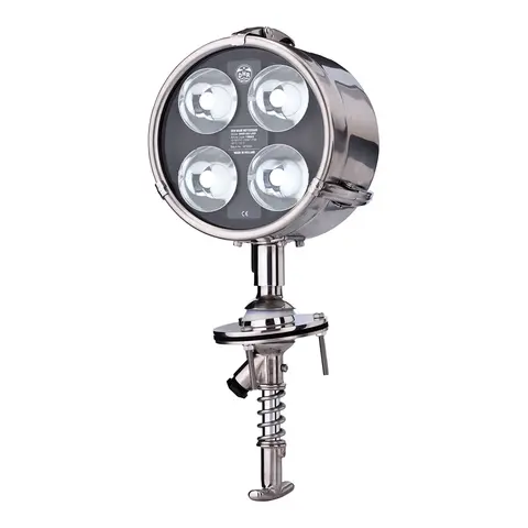 DHR Lyskaster 10-32v 20W - LED 316 st&#229;l- Klar hvit str&#229;le