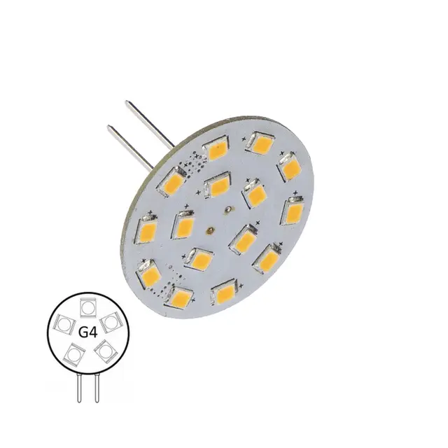 NAUTICLED innsats G4, 2700K/varmhvit 15 SMD - 2,3W - bakpin - dimmbar 