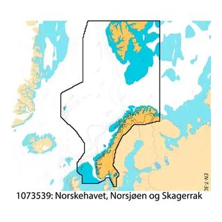 C-MAP Discover X kart Norskehavet, Nordsj&#248;en og Skagerrak