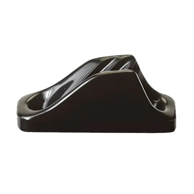 CLAMCLEAT Skjøtelås CL204, Mini åpen - sort nylon, 3 - 6mm tau 