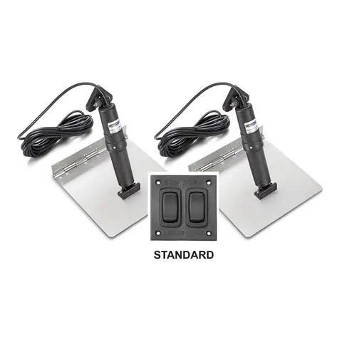 LECTROTAB Trimplan komplett alu 9x9&quot; 12V Kit inkl. standard bryterpanel