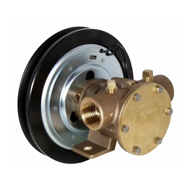 JABSCO Impellerpumpe m/reimdrift - 1" 24V Clutch - Enkel reim (1b) 