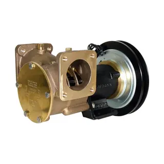 JABSCO Impellerpumpe for reimdrift - 2&quot; 24V Clutch - Enkel reim (1b)