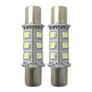 1852M LED lanternep&#230;re 2-pk BS43 sokkel - Kaldhvit