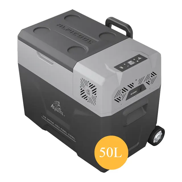 SEATHON CX50 Kjøleboks - sort/grå 50L - 12/24 og 220V - m/kompressor 