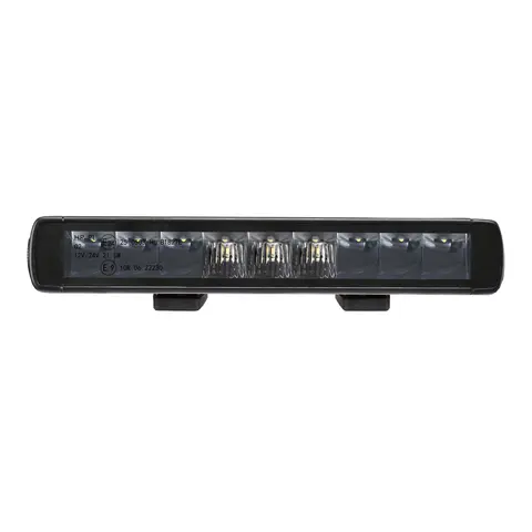 T-TRON Lysbjelke LED Slim E - sort 26cm - 27W (10-30V) - Orsam dioder