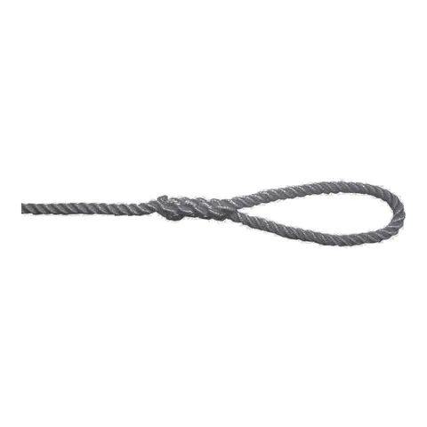 ROBLINE Rapallo fort&#248;yningsline - gr&#229; &#216;14mm x 6m - tvinnet - l&#248;kke/tamp