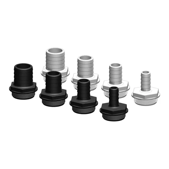 TRUDESIGN Slangestuss rett - 19mm 90542 - til Y-ventil kompositt 