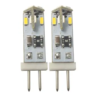1852M LED P&#230;re 12/24V - 2pk G4 Bakpin - Varmhvit - 70 lumen