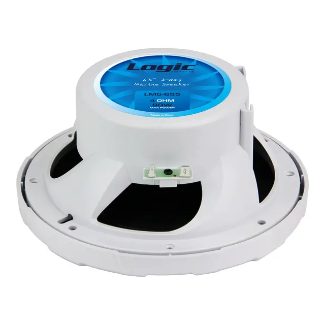 LOGIC SOUNDLAB Marine Høyttaler LMS-655 6,5" - 2-veis, par (2 stk) 