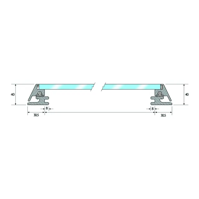 Dekksluke GEBO skylight  500 x 500 mm 
